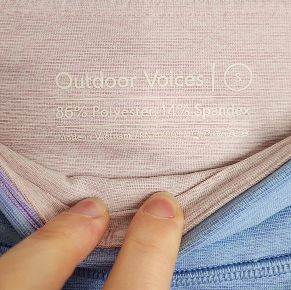 Outdoor Voices 7/8 Springs Leggings in Lilac/Lavender Size S BNWT - Picture 6 of 14